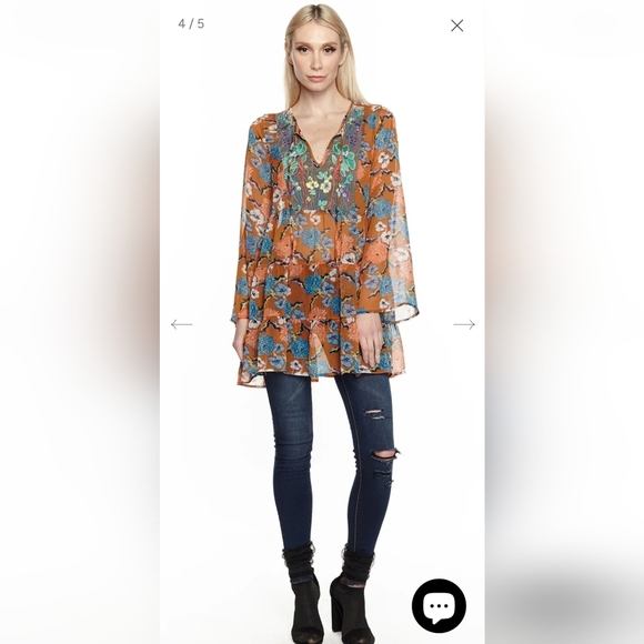 ARATTA Enchanted Tunic. Sz S. NWT - Picture 5 of 15